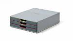 Durable Schubladenbox 280x95x356 3 farb. Schubladen (gb,or,rt)