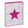 Pagna Pagna Ringbuch A4 Pink Star sort. 2D-Mechanik+Niederhalter