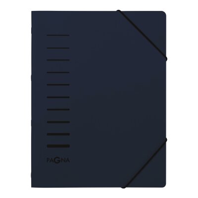 Pagna Ordnungsmappe Office 6 Fächer blau