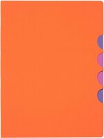 Pagna Ordnungsmappe Style up Karton 5 Fächer orange