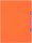 Pagna Ordnungsmappe Style up Karton 5 Fächer orange