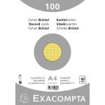 Exacompta Karteikarte A4 kar 100St/Pkg gelb