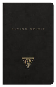 Clairefontaine Flying S. Heft schwarz lin 7,5*12 48Bl