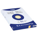 Exacompta Karteikarten A4 blk 100St/Pkg gelb