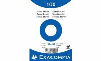 Exacompta Karteikarten A6 bla 100St/Pkg weiß