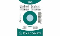 Exacompta Karteikarten A7 lin 100St/Pkg weiss