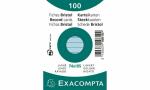 Exacompta Karteikarten A7 lin 100St/Pkg grün