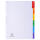 Exacompta Register A4 6tlg ws+bedr.farbig.Tabs