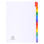 Exacompta Register Jan-Dez A4 mani+bedr.farbig.Tab