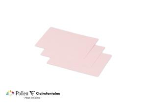 Clairefontaine Karte Mini 70x95 Pollen rosa