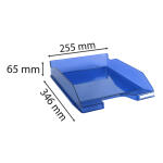 Exacompta Briefablage Combo-Midi blau tr gl
