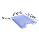 Exacompta Briefablage Combo-Mini eisblau tr
