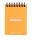 Rhodia Notizblock A7 Doppel dot 80Bl ora