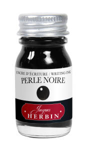 Herbin Tinte f. Füller 10ml schwarz