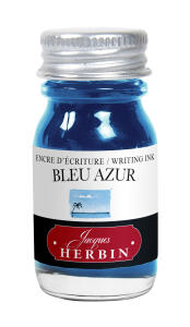 Herbin Tinte f. Füller 10ml azurblau