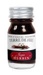 Herbin Tinte f. Füller 10ml feuerlandbraun