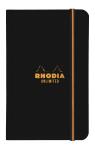 Rhodia Notizbuch Rhodia GZ 9x14 kar 60Bl sort