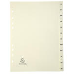 Exacompta Register Karton A4 12-teilig JanDez