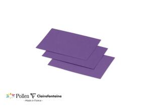 Clairefontaine Karte Mini 70x95 Pollen violett