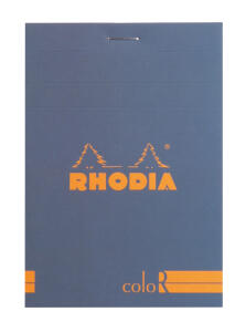 Rhodia Block Rhodia coloR 85x120 70Bl lin saphi