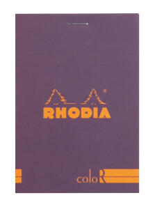 Rhodia Block Rhodia coloR 85x120 70Bl lin viol
