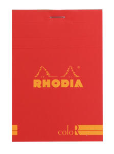 Rhodia Block Rhodia coloR 85x120 70Bl lin Mohnb