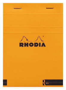 Rhodia Block Rhodia Basics A6 70Bl lin orange