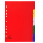 Exacompta Register A4 PP blanco 5Tlg 180mµ