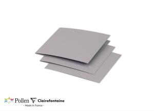 Clairefontaine Doppelk Pollen 116x116 koalagrau