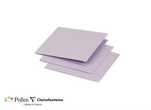 Clairefontaine Doppelk Pollen 116x116 glycinienbl