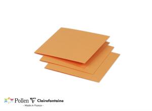 Clairefontaine Doppelk Pollen 116x116 clementine