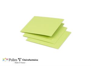 Clairefontaine Dopkarte Pollen 116x116 knospengrün