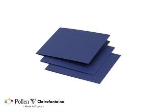 Clairefontaine Doppelk Pollen 116x116 nachtblau