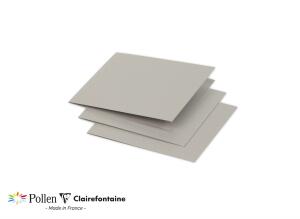 Clairefontaine Doppelk Pollen 116x116 silber
