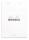 Rhodia Block Rhodia White A5 geh kar 80Bl