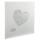 Exacompta Fotobuch Harmony 29x32cm weiss+Herz