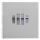 Exacompta Spiralalb Zen grau 32x32 60S weiss