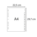 Exacompta Register A4 1-5 PP weiss+Index