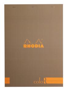 Rhodia Block Rhodia coloR A4 lin 70Bl maulwurf