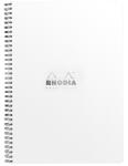 Rhodia Notebook A4+ kariert mRd 80Bl weiss
