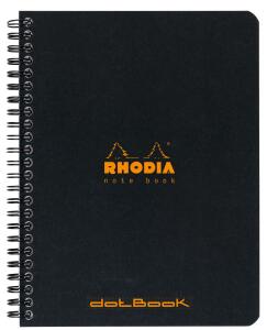 Rhodia Notebook A5+ Dot 80Bl schwarz