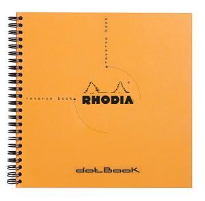 Rhodia ReverseBook 21x21 Dot 80Bl orange