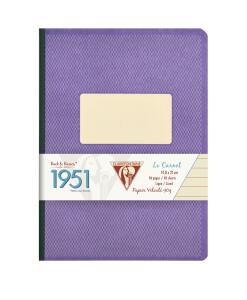 Clairefontaine 1951 Heft Leinen A5 192Bl lin violett.