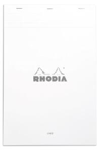 Rhodia Block Rhodia White A4+ lin 80Bl