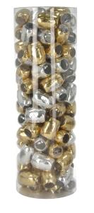 Clairefontaine Tube 120Sp 10mx7mm metall goldsilb