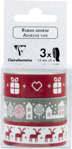 Clairefontaine Skandi 3 Dekobänder selbstkl 1,5cm