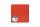 Clairefontaine Doppelkarte 160x160 Korallenrot