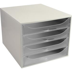 Exacompta Ecobox open ECO Weiss/Glasklar