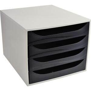 Exacompta Ecobox open ECO grau/schwarz