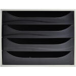 Exacompta Ecobox open ECO grau/schwarz